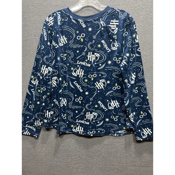 Harry Potter Sleepwear Navy Blue Womens Size L 12/14 - Picture 5 of 12